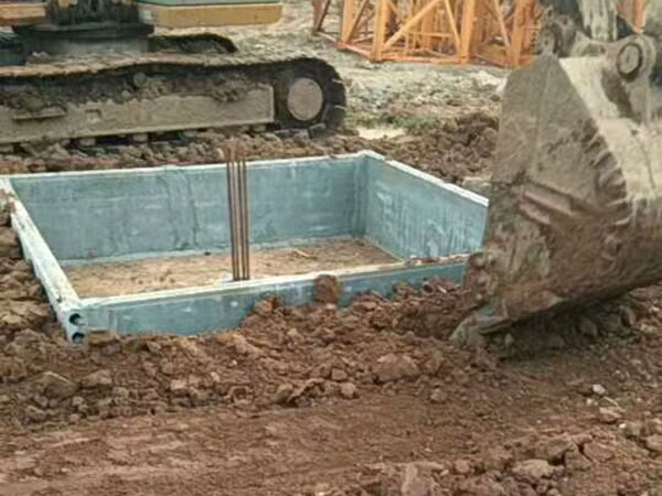 裝配式住房承臺，墻板做承臺